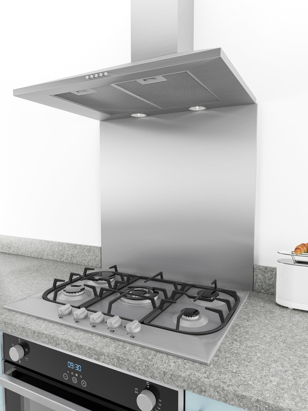 SO 10 Stainless splashback 70cm - OSLA Home