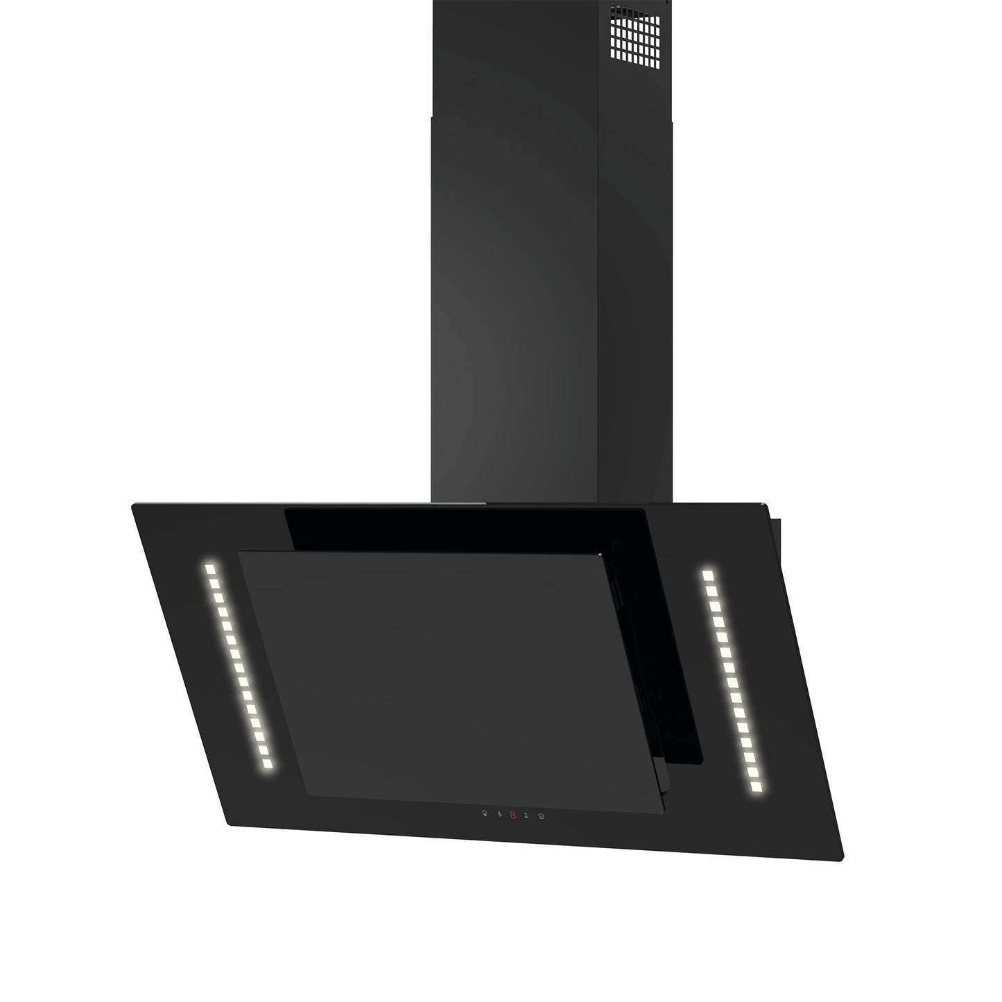 SO 30 White LED angled glass hood 70cm - OSLA Home