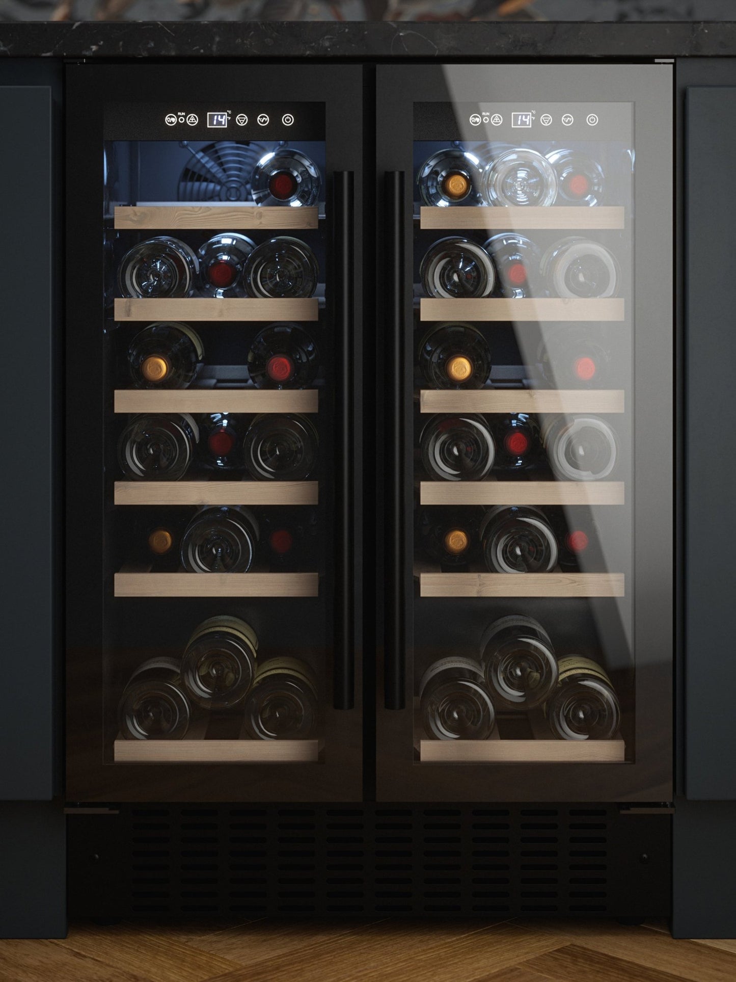 SO 30 Wine cooler 60cm twin door - OSLA Home