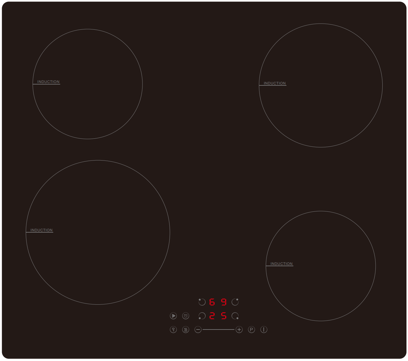 SO 30 Induction hob 60cm - OSLA Home