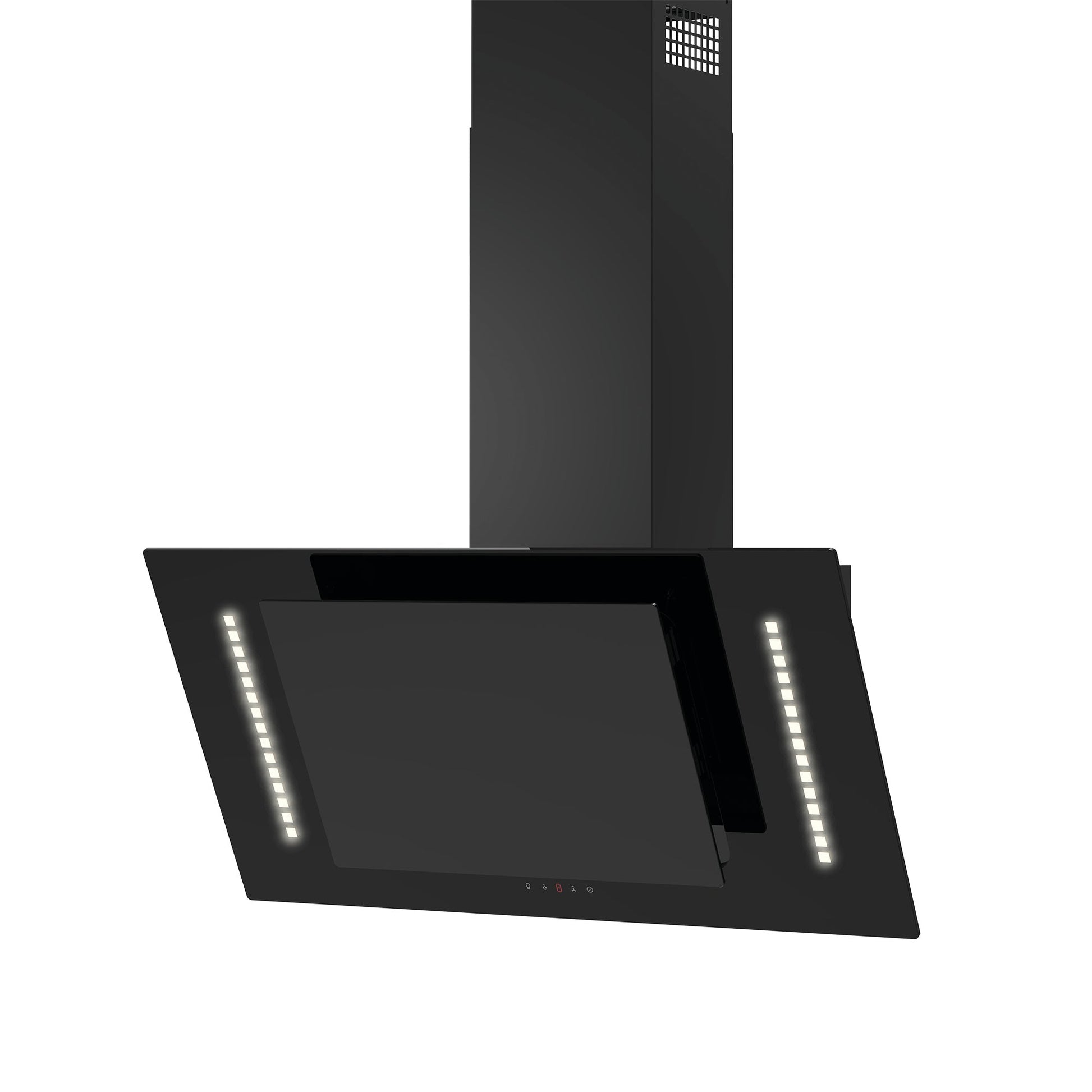 SO 30 White LED angled glass hood 70cm - OSLA Home